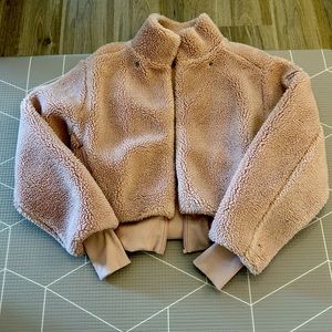 Pink ALO Foxy Sherpa Jacket size small